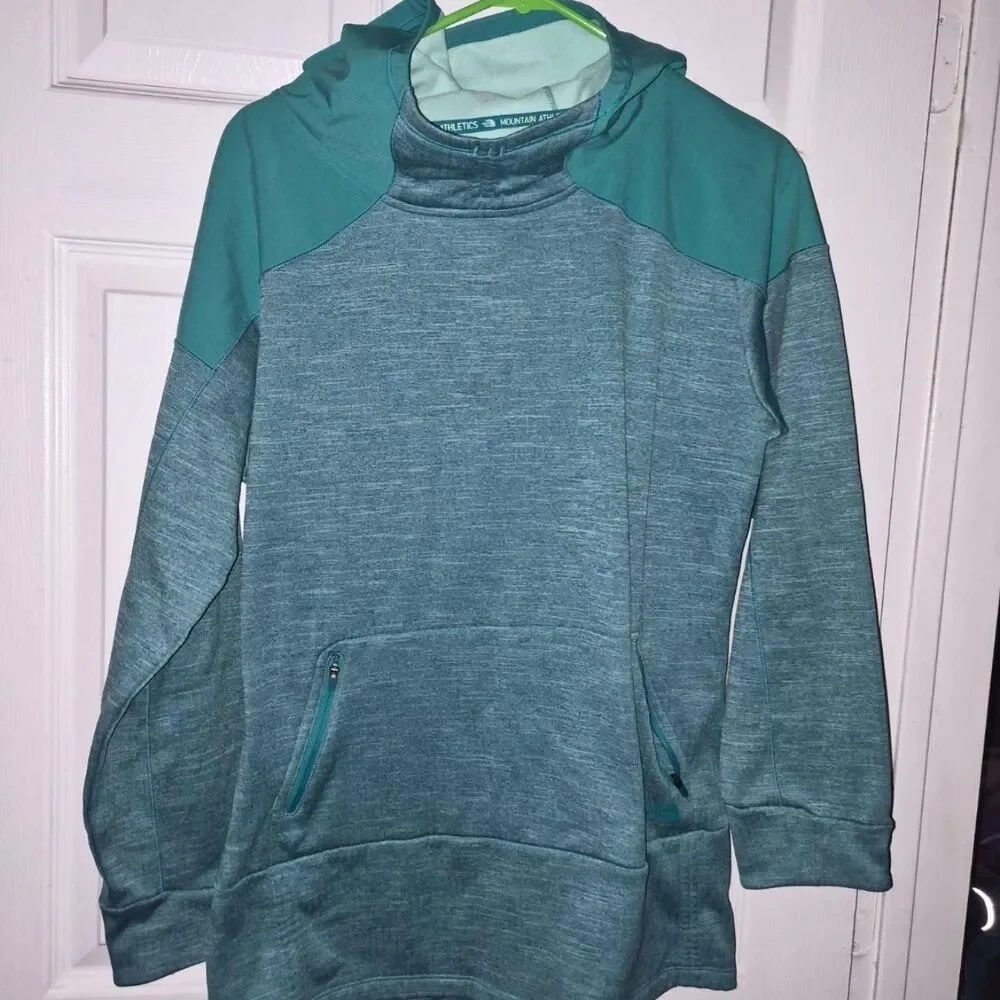 The-north-face Men's Blue and Green Hoodie